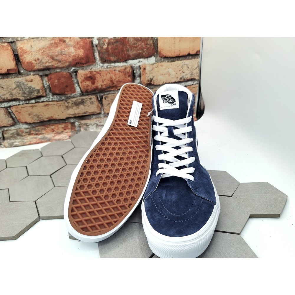 Vans Sk8-Hi Pig Suede Vintage Indigo Size US 11.5 Men New VN0007NSAHU Sneakers - Picture 6 of 11